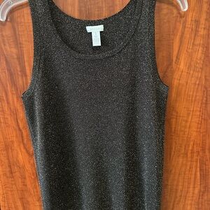 Chico's Brown Sparkle Tank Top